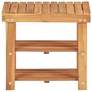 Berkfield Shoe Rack 50x32x45 cm Solid Acacia Wood