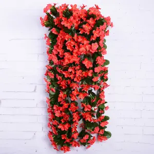 Artificial Violets Hanging Flowers Simulation Plant Decoration