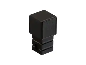 ILCOM CORNER FINISHING CAP FOR  STAINLESS STEEL PROFILES - Black Brushed