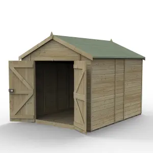 Timberdale 10x8 Apex Shed No Window - Double Door