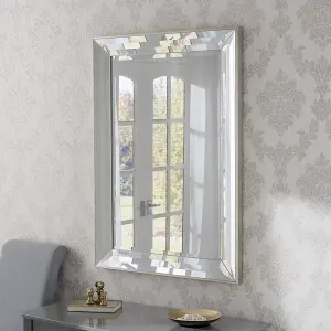 Yearn Triple Bevelled rectangular Mirror 102x74cm