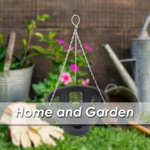 12 Inch Hanging Basket Gardening Tools Accessories, Garden Work  33cm Black