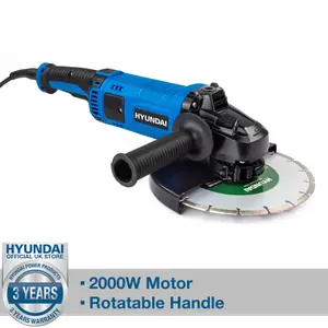 Hyundai 2000W Electric Angle Grinder HYAG2000E