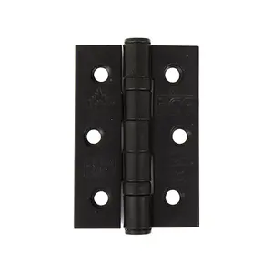 Dzina Stainless Steel Hinge 2BB 3 x 2 Inch x 2.0mm Antique Black, 1 Pair