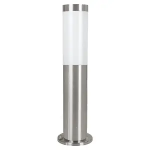 IP44 Outdoor Bollard Light Stainless Steel 12W E27 450mm Driveway Lamp Post