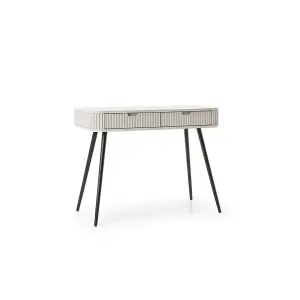 Luxurious Zova Desk H800mm W1030mm D490mm in Cashmere - Opulent Work Sanctuary