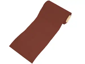 Faithfull Aluminium Oxide Sanding Paper Roll Red Heavy-Duty 115mm x 10m 120G FAIAR10120R