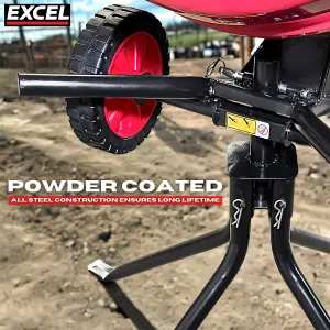 Excel 160L Portable Cement Mixer 240V/650W with Wheels