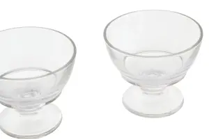 Interiors By Premier Elegant Set Of Four Round Sundae Dishes, Durable Sundae Glasses For Desserts, Versatile Ice Cream Bowls