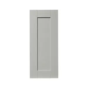 GoodHome Alpinia Matt grey wood effect Shaker Highline Cabinet door (W)300mm (H)715mm (T)18mm