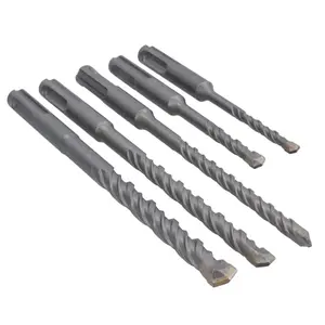 5pc SDS Plus Masonry Drills With Tungsten Carbide Tips 5-10mm Stone Concrete