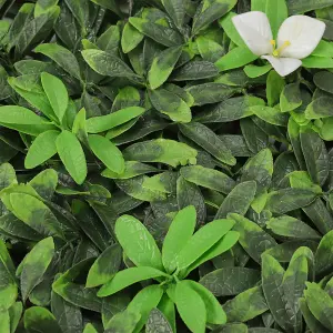 Green Artificial Plant Wall Greenery Panel Decorative Foliage Hedge Privacy Fence Screen 100cm (W) x 100cm (D)