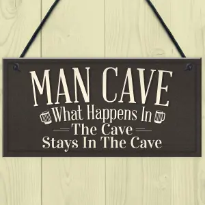 Red Ocean Vintage Man Cave Plaque Sign Fathers Day Gift For Him Bedroom Bar Shed Gift Idea