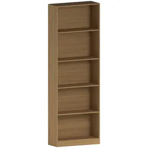 Ronald Bookcase Oak / 175 cm H x 60 cm W