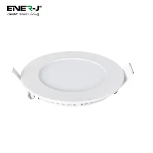 6W Recessed Round LED Mini Panel 120mm diameter (Hole Size 105mm), 6000K (Pack of 4)