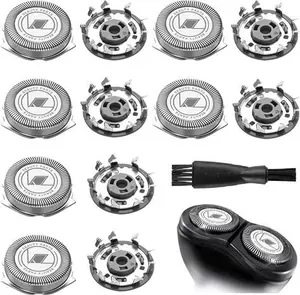 6 Pack Replacement Shaver Heads For Philips, Series 1000, 2000, 3000, 5000, Replacement Blades For Philips With Cleaning Brush, Compatible With