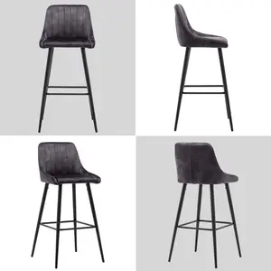 Bar Stool Wifrith (Set of 2) Black