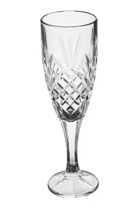 Maison by Premier Set Of Four Beaufort Crystal Champagne Flutes