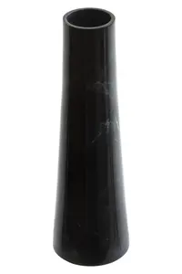 Interiors by Premier Black Marble Tapered Vase,Multi-Functional Large Marble Vase, Easy to Clean Tall Tapered Vase