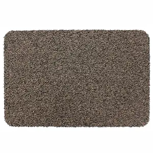 JVL Tanami Machine Washable Doormat and Runner, Brown