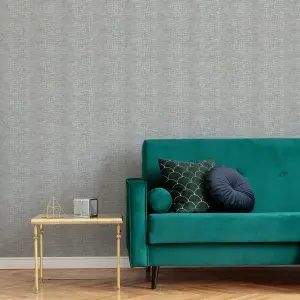 Superfresco Easy Grey Crocodile print Smooth Wallpaper