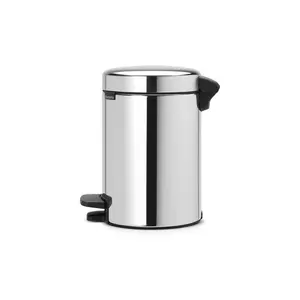 Brabantia NewIcon 3 Litre Soft Closing Pedal Bin Brilliant Steel