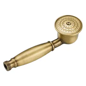 PEPTE Antique Brass Stylized Bath Shower Head Bathroom Decorative Replacement