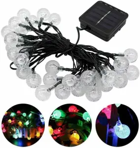 Set of 50 Solar String Lights Outdoor Garden LED 35.5m Waterproof String Lights