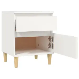 Berkfield Bedside Cabinets 2 pcs White 40x35x50 cm