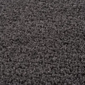 Myshaggy Collection Living Room Rugs Solid Design  Dark Grey