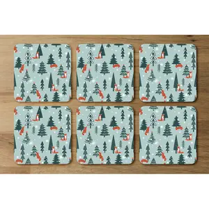 Square 6 Piece Coaster Set (Set of 6)