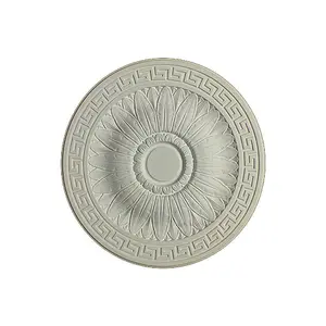 Ceiling Rose June Resin Strong Lightweight Design Easy Fix 51cm Diameter Paintable