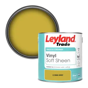 Leyland Trade Vinyl Soft Sheen Walls & Ceilings Emulsion Paint (S 2060-G90Y) - 2.5L