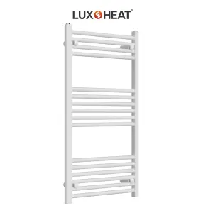 Towel Radiator Rail 1000 x 600 for Central Heating with White Finish