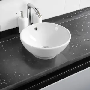 7384 Ceramic 40cm Coned Countertop Basin