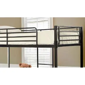 Akerley Brook Single (3') Standard Bunk Bed Black