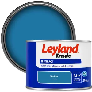 Leyland Trade Vinyl Matt Walls & Ceilings Emulsion Paint Blue Daze (PPG1239-6) 350ml Tester