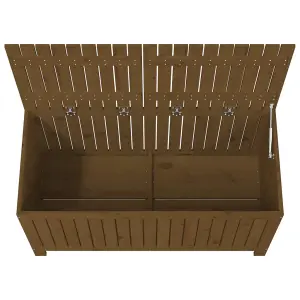 Berkfield Garden Storage Box Honey Brown 121x55x64 cm Solid Wood Pine