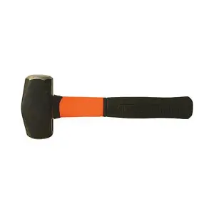 2lb Fibreglass Shaft Lump Hammer Steel Head Shock Absorbing Fibreglass Shaft