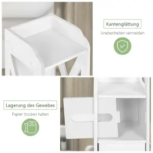 3 Tier Slim Bathroom Storage Cabinet