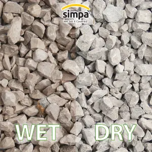 simpa 14mm Grey Limestone Chippings Bag 20kg