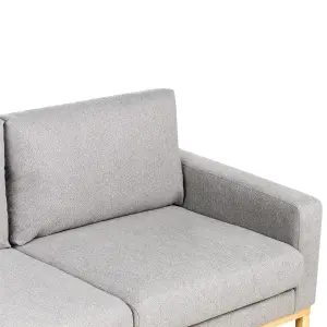 2 Seater Fabric Sofa Grey SIGGARD