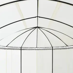 Berkfield Gazebo Cream White 530x350x265 cm