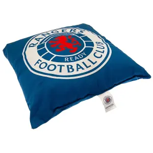 Rangers FC Filled Cushion Royal Blue/White/Red (One Size)