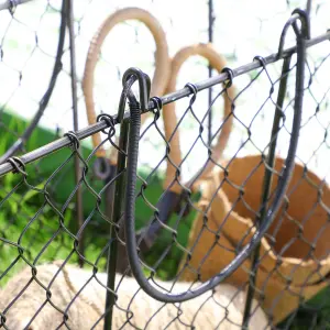 Black Chicken Wire Outdoor Garden Storage Tools Basket