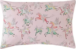 Cath Kidston Painted Unicorn Children Single Duvet Cover Set Pink