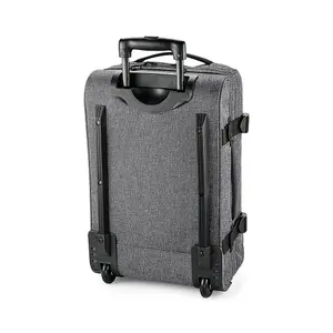 BagBase Unisex Escape Carry-On Wheelie Bag Grey Marl (One Size)