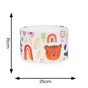 ValueLights Kids Colourful Doodle Easy Fit Ceiling Light Shade - Bulb Included