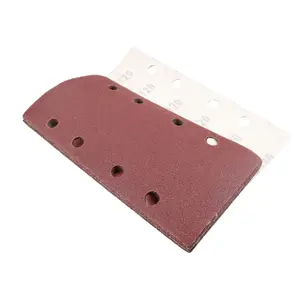 Hook/Loop 1/3 Sheet Sanding Sander Sandpaper Pads 20 Pack 120 Grit