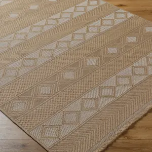 PARITA Machine Washable Jute Boho Runner Rug 79 x 220 cm